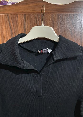 Diğer Siyah Polo Yaka Tişört