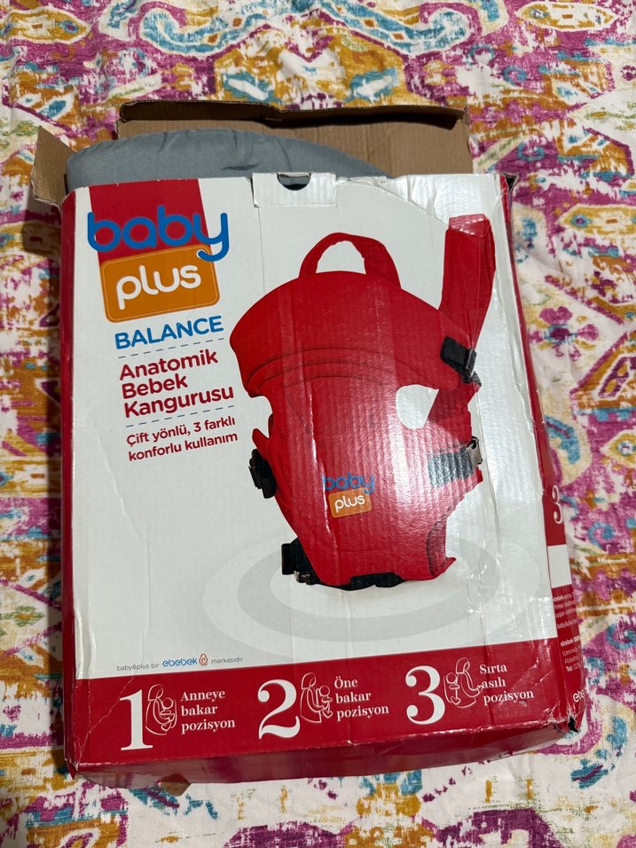 Gri Anatomik Bebek Kangurusu Baby Plus - Görsel 2
