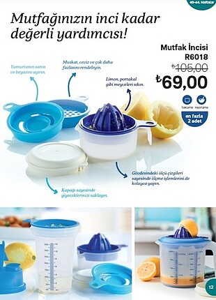 Tupperware mutfak incisi