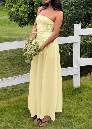 SHEİN Straplez elbise - Görsel 3