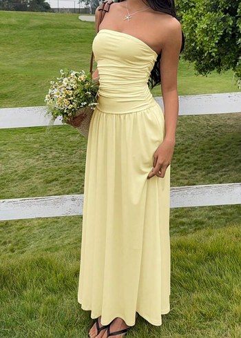 SHEİN Straplez elbise - Görsel 2