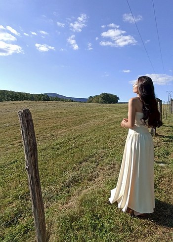 SHEİN Straplez elbise - Görsel 7