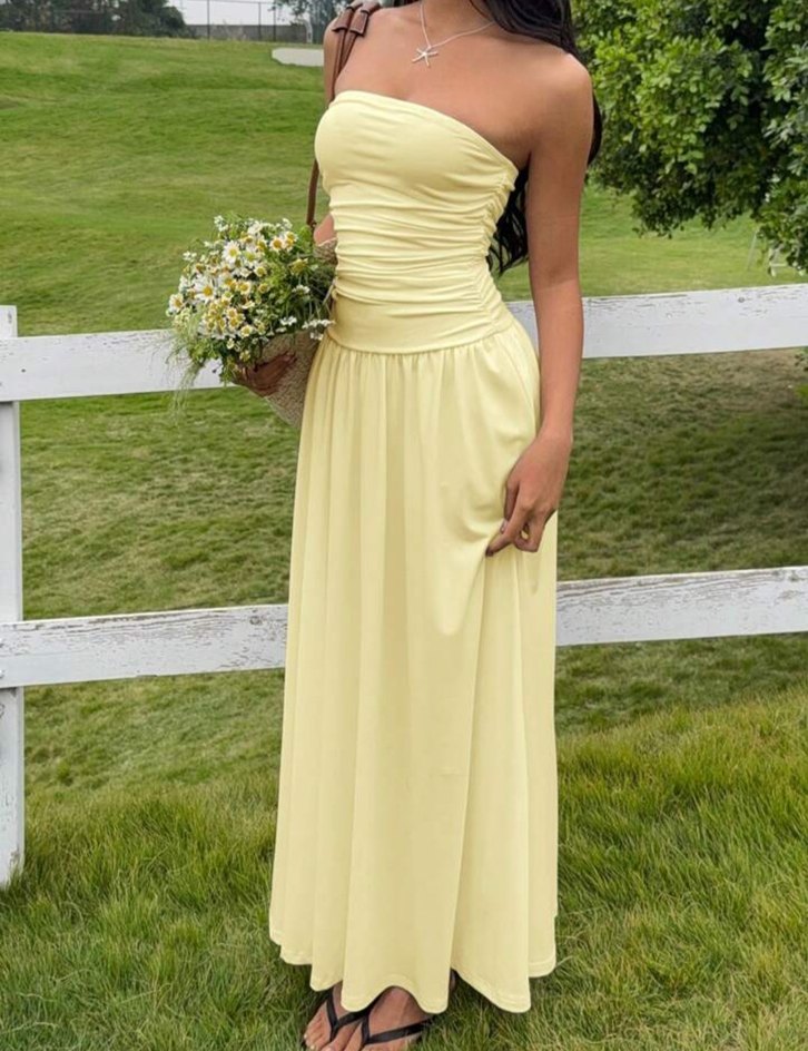 SHEİN Straplez elbise - Görsel 2