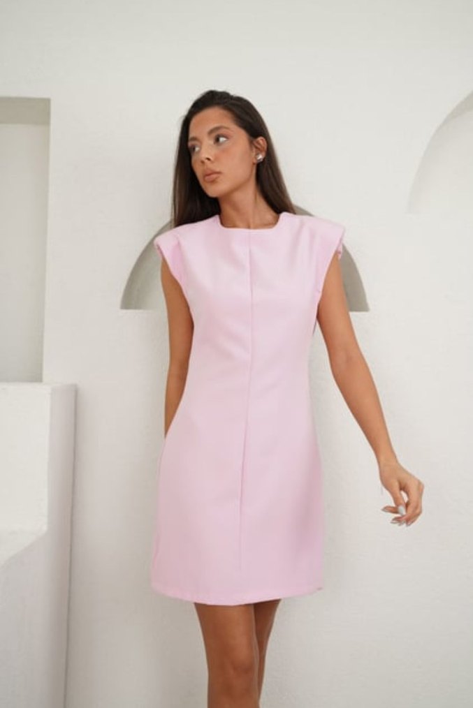 Pembe elbise - Görsel 3