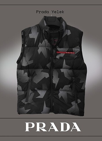 Prada Desenli Yelek 11044