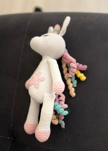 Diğer Pastel Renkli Unicorn Peluş Oyuncak