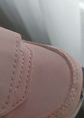 Kız Çocuk Pembe Cırt Cırtlı Spor Ayakkabı - Görsel 12