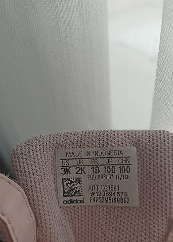 Kız Çocuk Pembe Cırt Cırtlı Spor Ayakkabı - Görsel 10