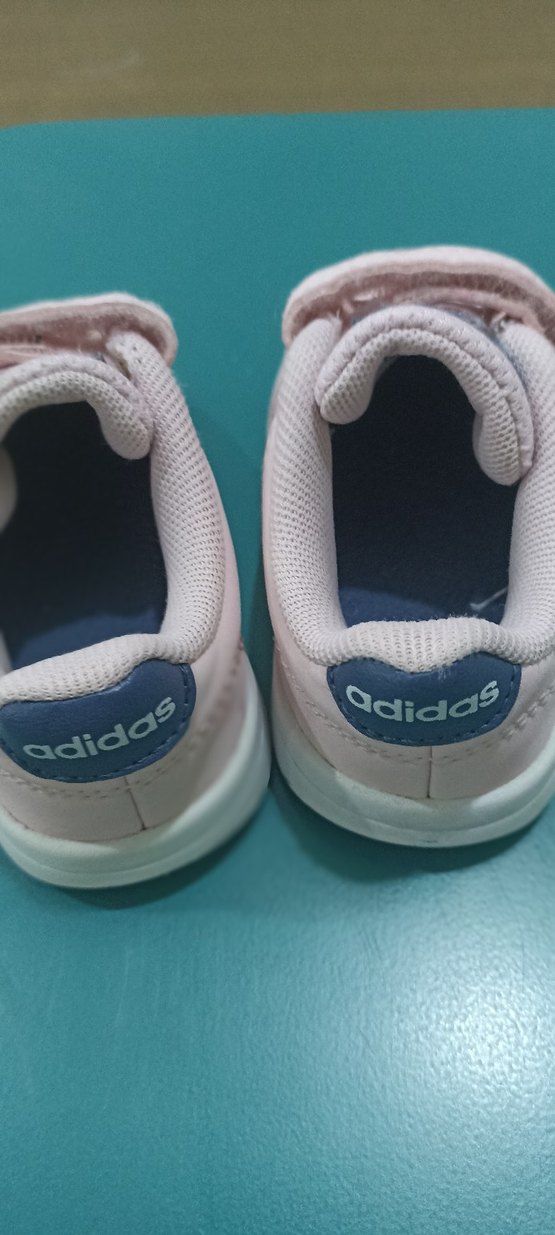 Kız Çocuk Pembe Cırt Cırtlı Spor Ayakkabı - Görsel 4