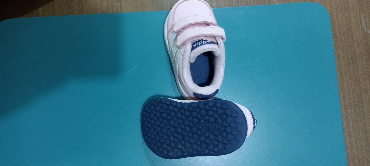 Kız Çocuk Pembe Cırt Cırtlı Spor Ayakkabı - Görsel 3