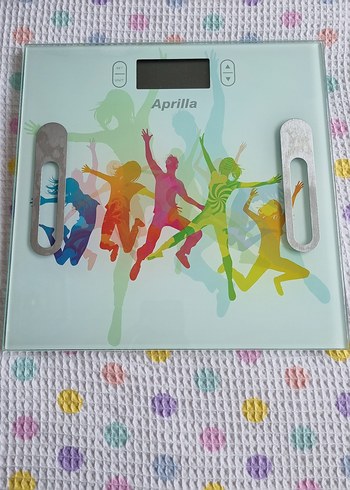 Aprilla Dijital Baskül Renkli Tasarımlı