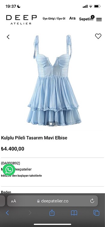 Mezuniyet gece elbisesi
