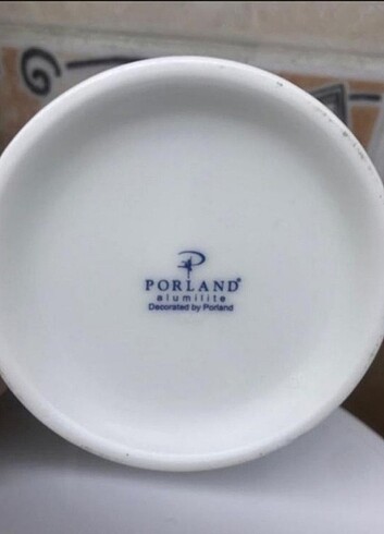 Porland Porland Çay kahve fincanı ve tabağı