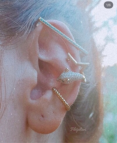  Beden Yıldız model earcuff