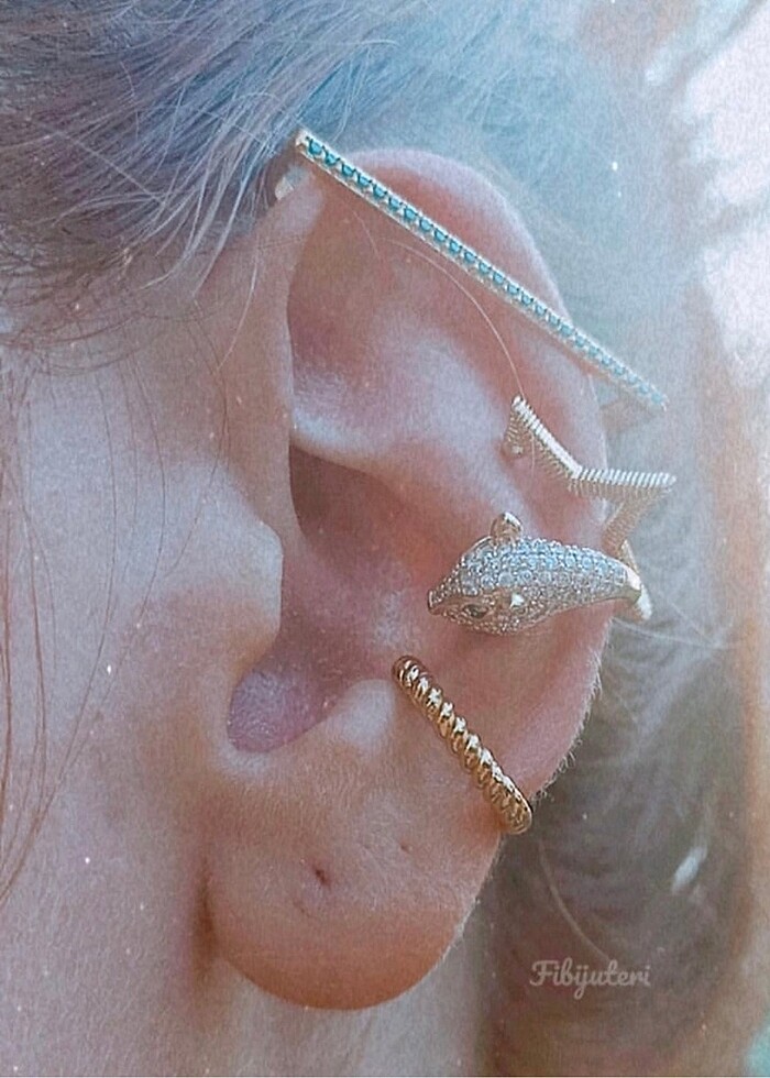 Yıldız model earcuff - Görsel 3