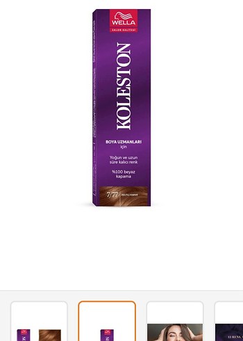 Wella Koleston Saç Boyası 7/77 Koyu Kahve - Görsel 2