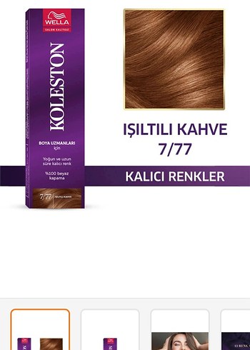 Wella Koleston Saç Boyası 7/77 Koyu Kahve - Görsel 3