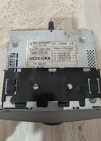 Opel Astra H GM orjinal teyp - Görsel 5