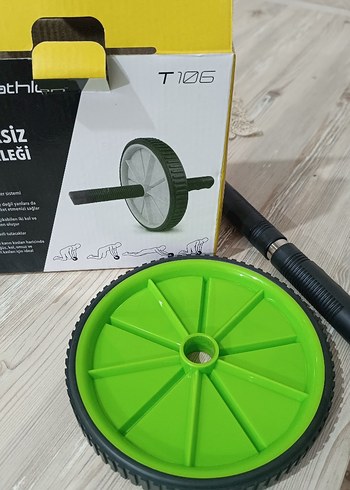 Triathly Yeşil Egzersiz Tekerleği - Görsel 3