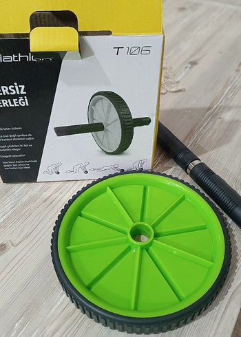 Triathly Yeşil Egzersiz Tekerleği - Görsel 2