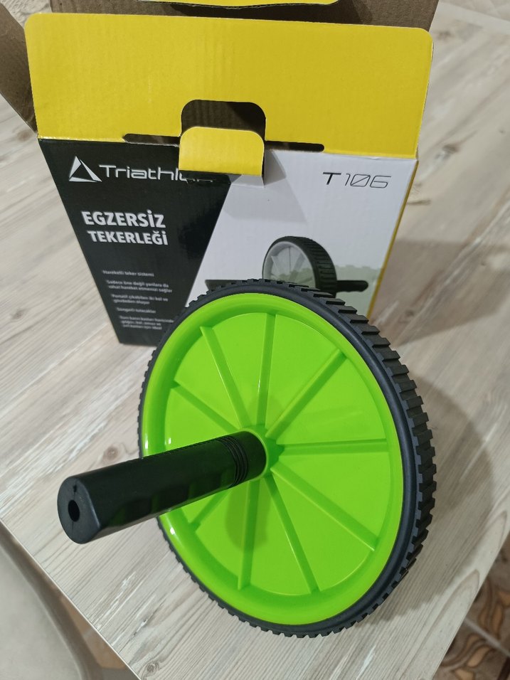 Triathly Yeşil Egzersiz Tekerleği - Görsel 4