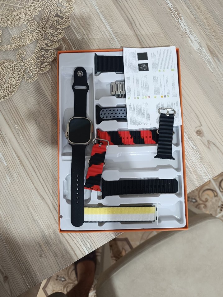 Ultra 7'si 1 Arada Turuncu Akıllı Saat - Görsel 3