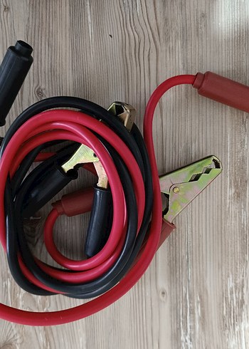 2,5 Metre 600 Amp Kırmızı Akü Takviye Kablosu - Görsel 3