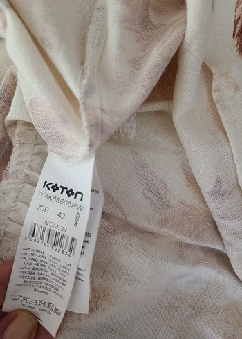 Koton Keten Elbise - Görsel 7