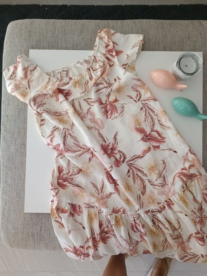 Koton Keten Elbise - Görsel 3