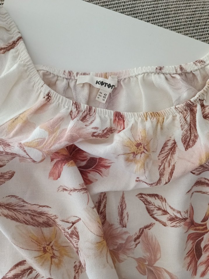 Koton Keten Elbise - Görsel 4