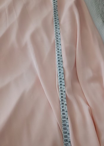 Pudra Pembe Drapeli Mini Abiye Elbise - Görsel 8