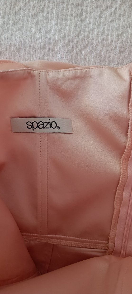 Pudra Pembe Drapeli Mini Abiye Elbise - Görsel 4