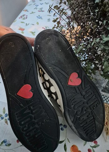 Love Moschino Siyah Puantiyeli Spor Ayakkabı - Görsel 8