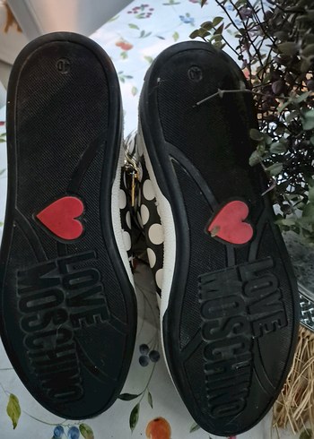 Love Moschino Siyah Puantiyeli Spor Ayakkabı - Görsel 7