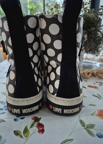 Love Moschino Siyah Puantiyeli Spor Ayakkabı - Görsel 12