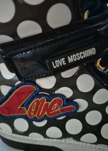 Love Moschino Siyah Puantiyeli Spor Ayakkabı - Görsel 5