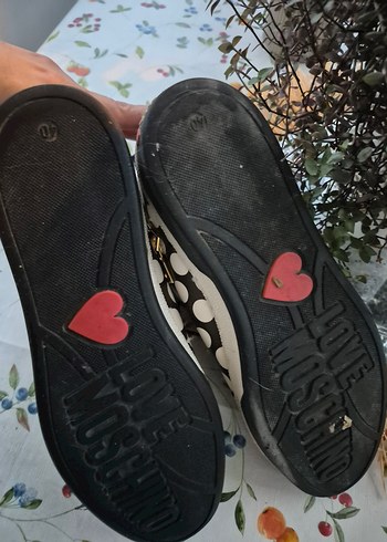 Love Moschino Siyah Puantiyeli Spor Ayakkabı - Görsel 9