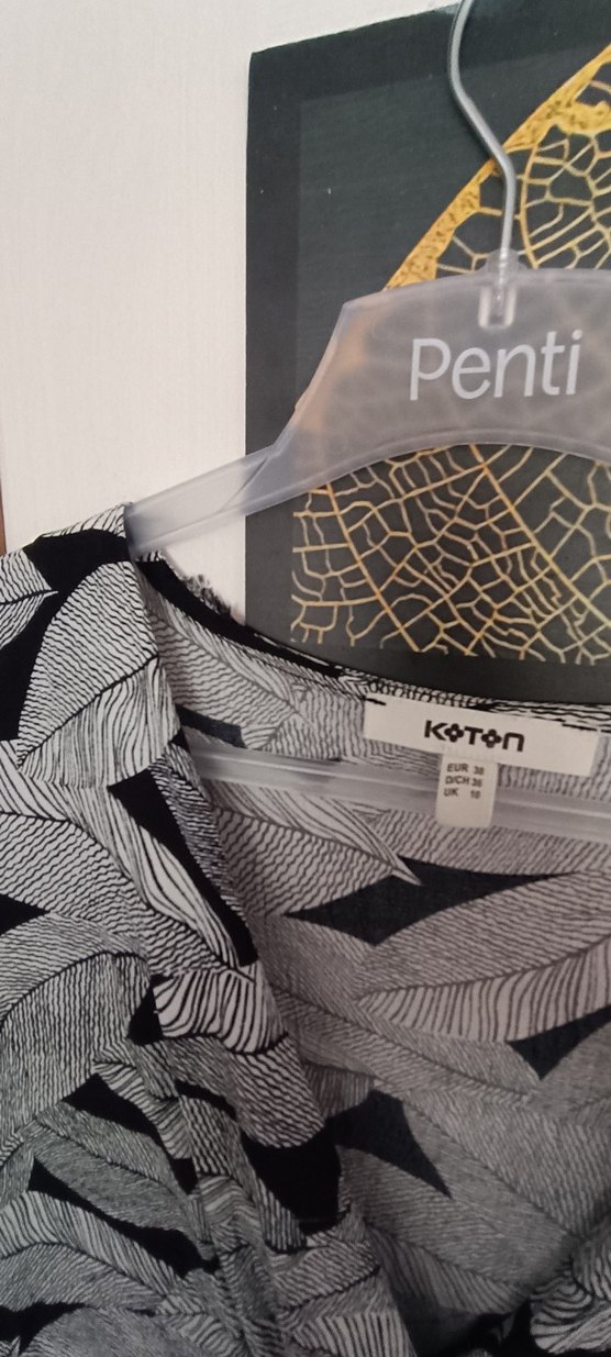 Gri Midi Hamile Elbisesi V Yaka - Görsel 5