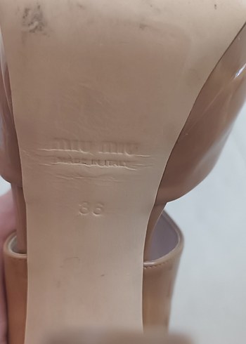 Miu Miu Rugan Platform Topuklu Ayakkabı - Görsel 5