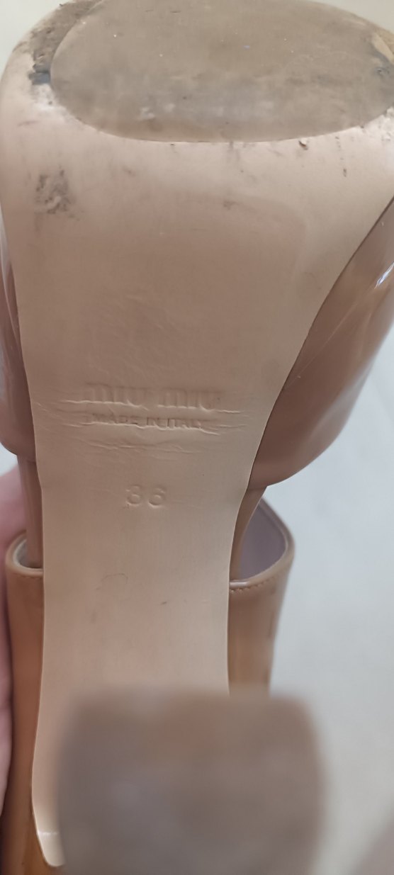 Miu Miu Rugan Platform Topuklu Ayakkabı - Görsel 5