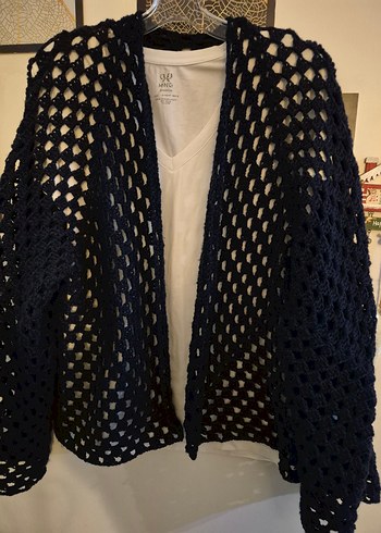 Pinterest modeli altıgen hırka - Görsel 8