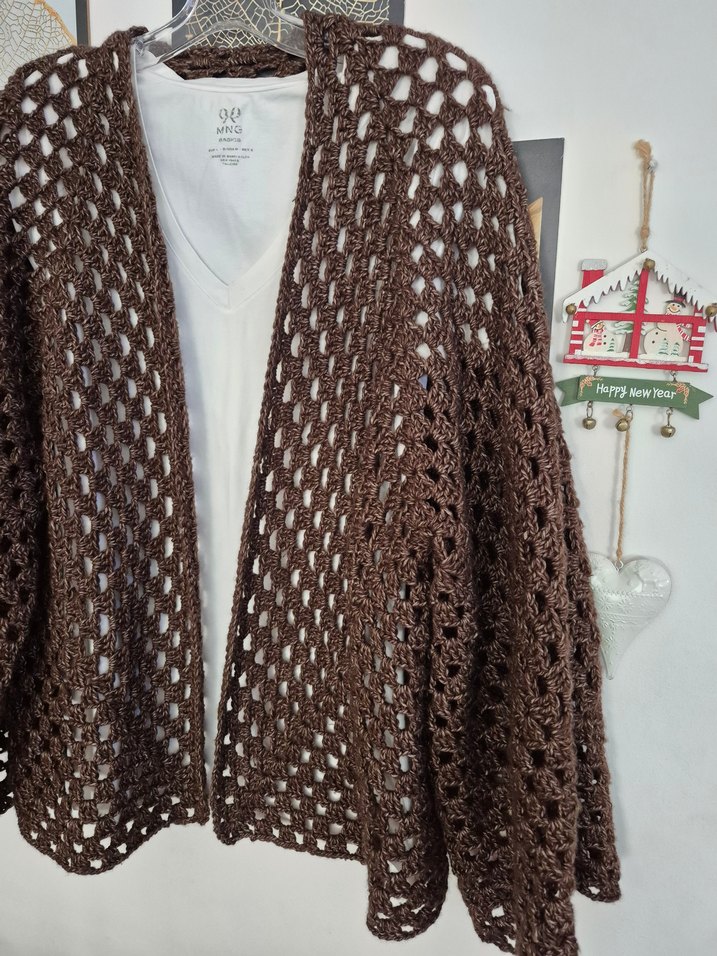 Pinterest modeli altıgen hırka - Görsel 3