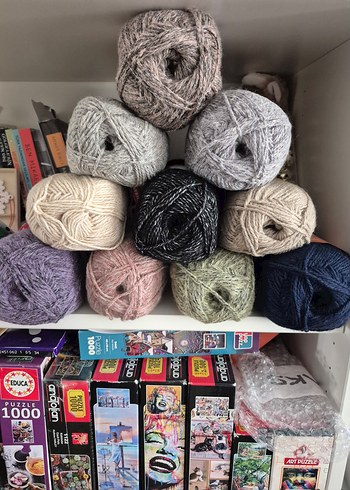 Büyük beden el örgüsü Hırka - Görsel 11