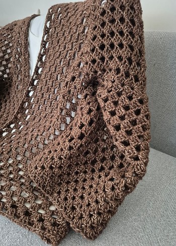 Büyük beden el örgüsü Hırka - Görsel 4