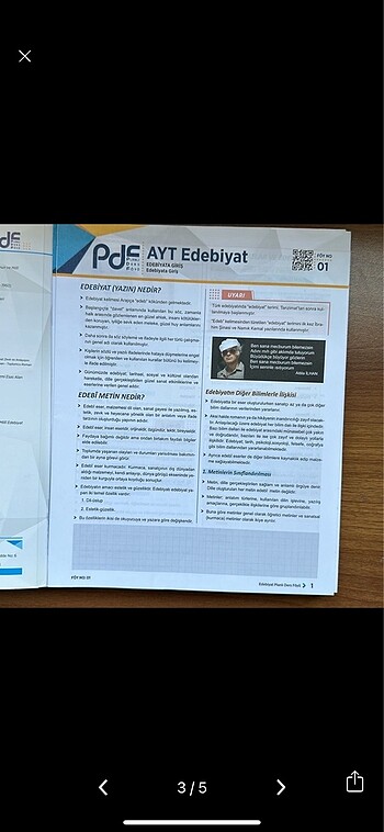 Beden Ayt Edebiyat Anlatım Föyü