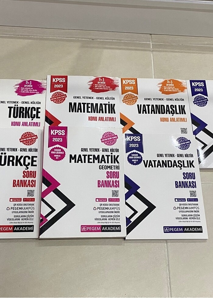 Pegem Akademi KPSS Konu Anlatım ve Soru Bankası seti - Görsel 2