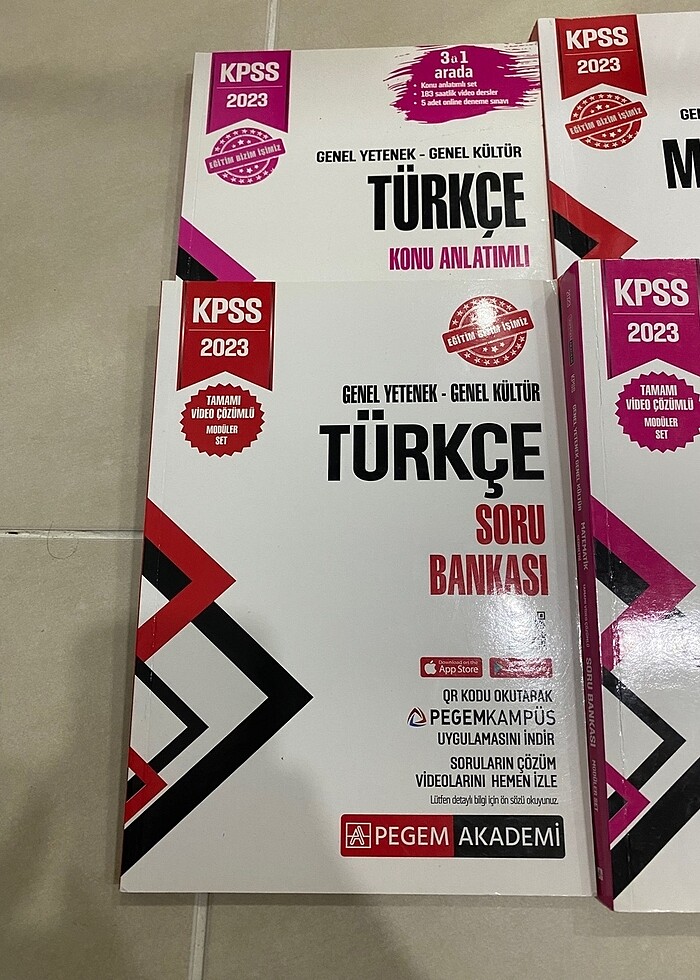 Pegem Akademi KPSS Konu Anlatım ve Soru Bankası seti - Görsel 3