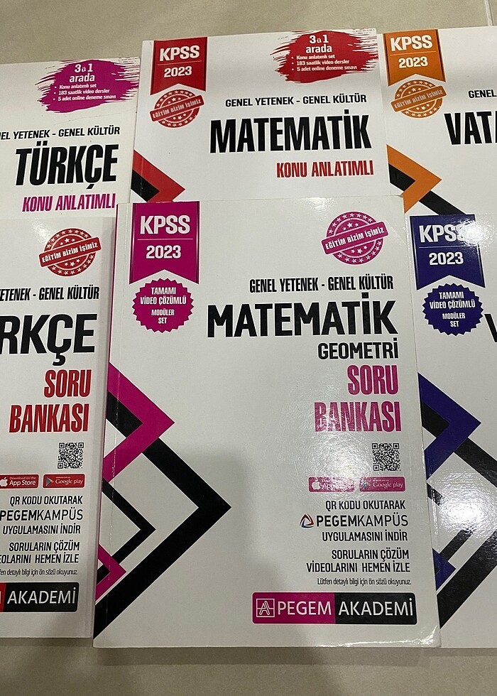 Pegem Akademi KPSS Konu Anlatım ve Soru Bankası seti - Görsel 4