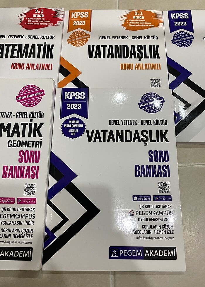 Pegem Akademi KPSS Konu Anlatım ve Soru Bankası seti - Görsel 5