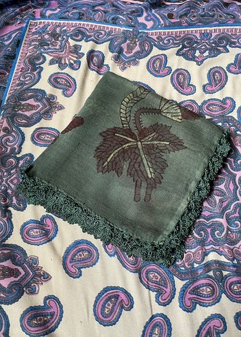 Eski antika iğne oyalı yazmalar. - Görsel 4